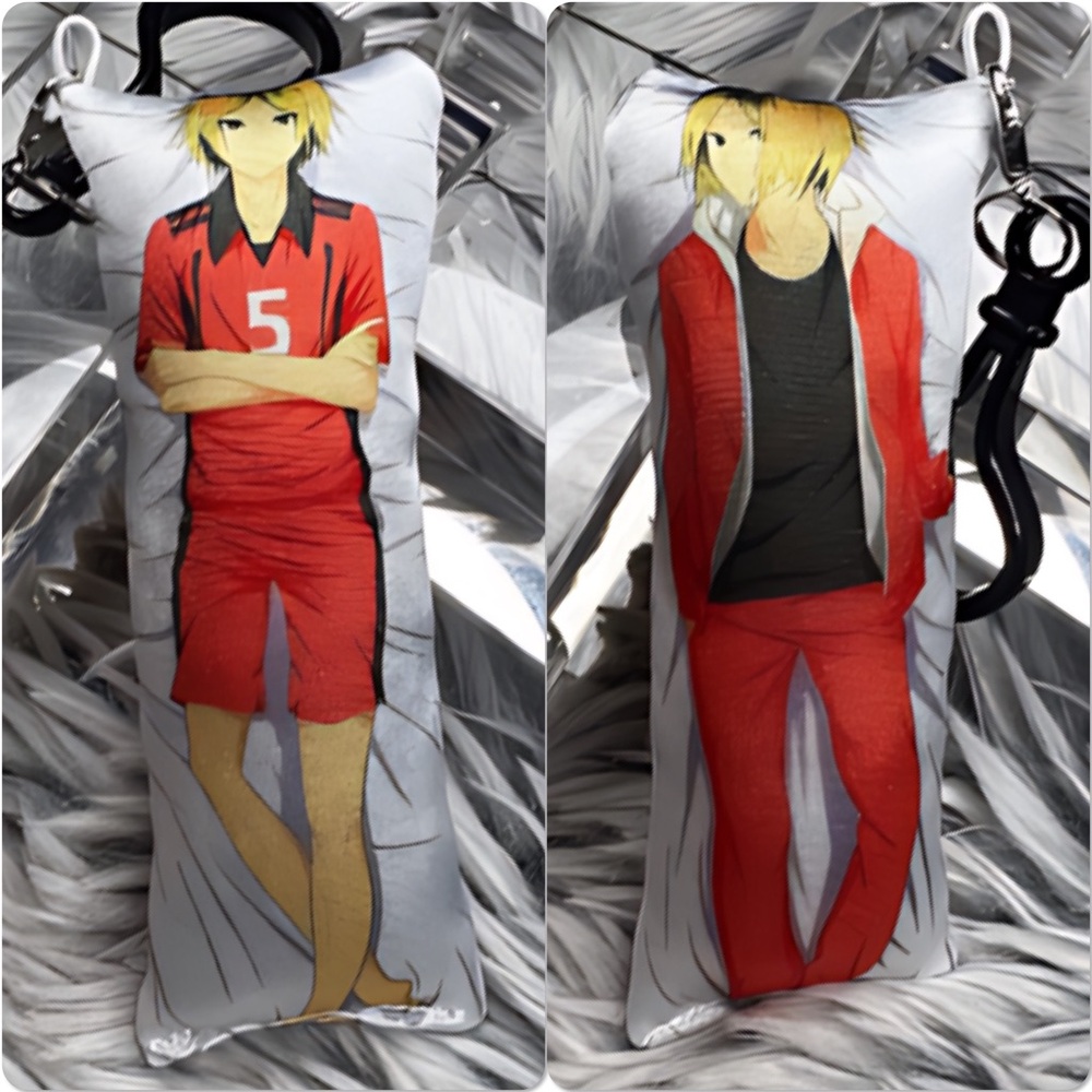 Handmade Anime Haikyuu Kenma Kozume Anxiety Relief Plush Keychain